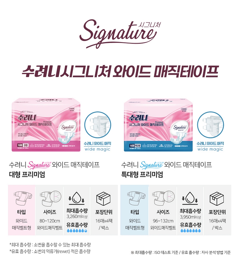수려니 시그니처 와이드 매직테이프