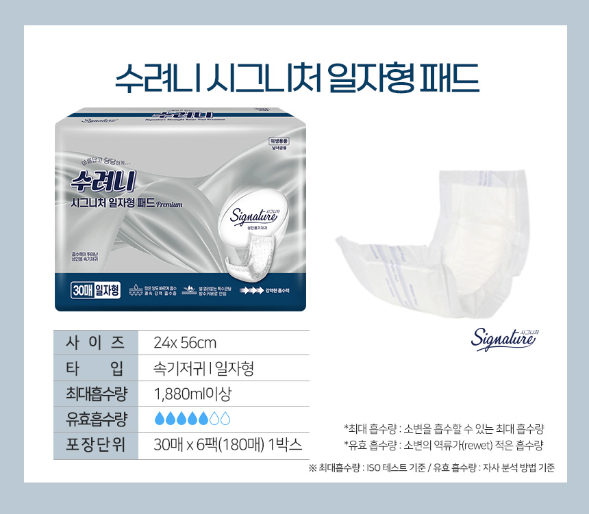 수려니 시그니처 일자형 패드